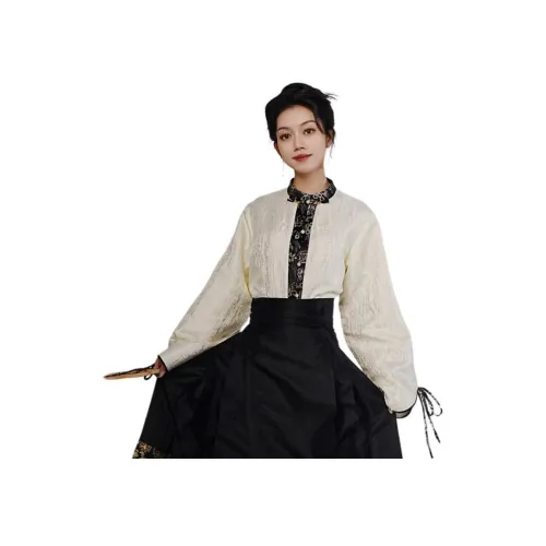 XINGHEHANGE 애프리콧 여성 셔츠