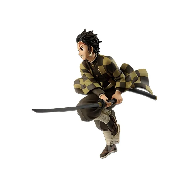 BANPRESTO Kimetsu No Yaiba Vibration Stars Tanjiro Kamado Version A Figure Brown-1