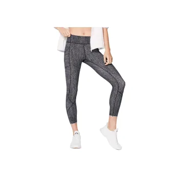 Lululemon Tight Stuff Athletic Trousers Women's Black White