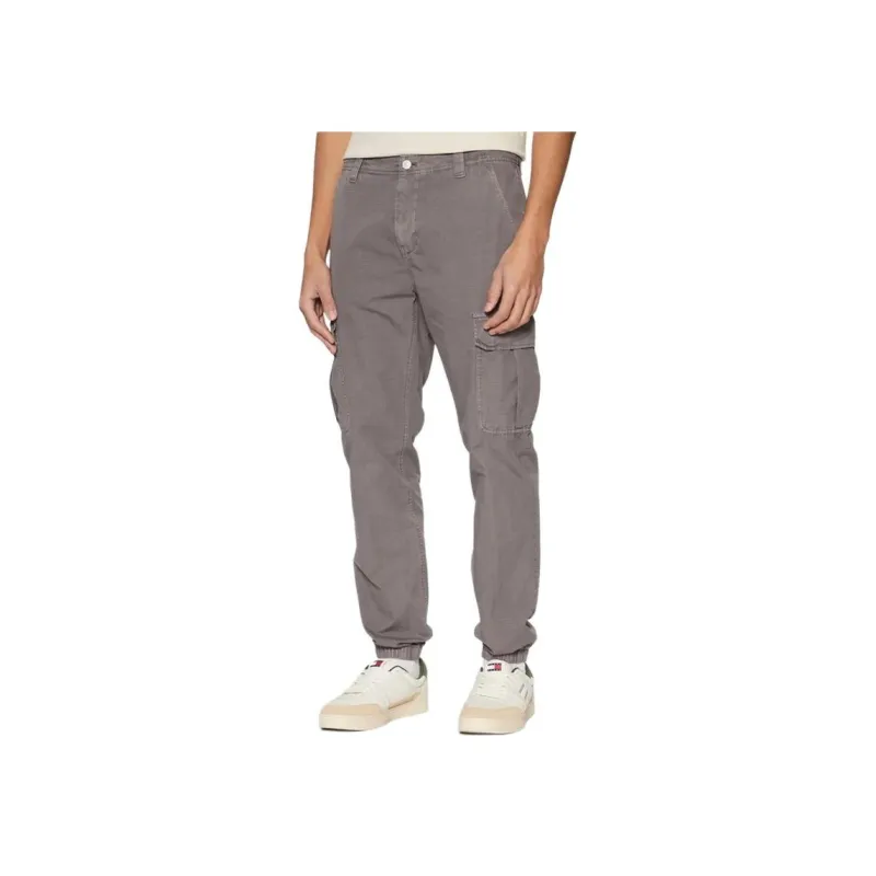 Tommy Hilfiger Cargo Pants Men's Charcoal Gray-0