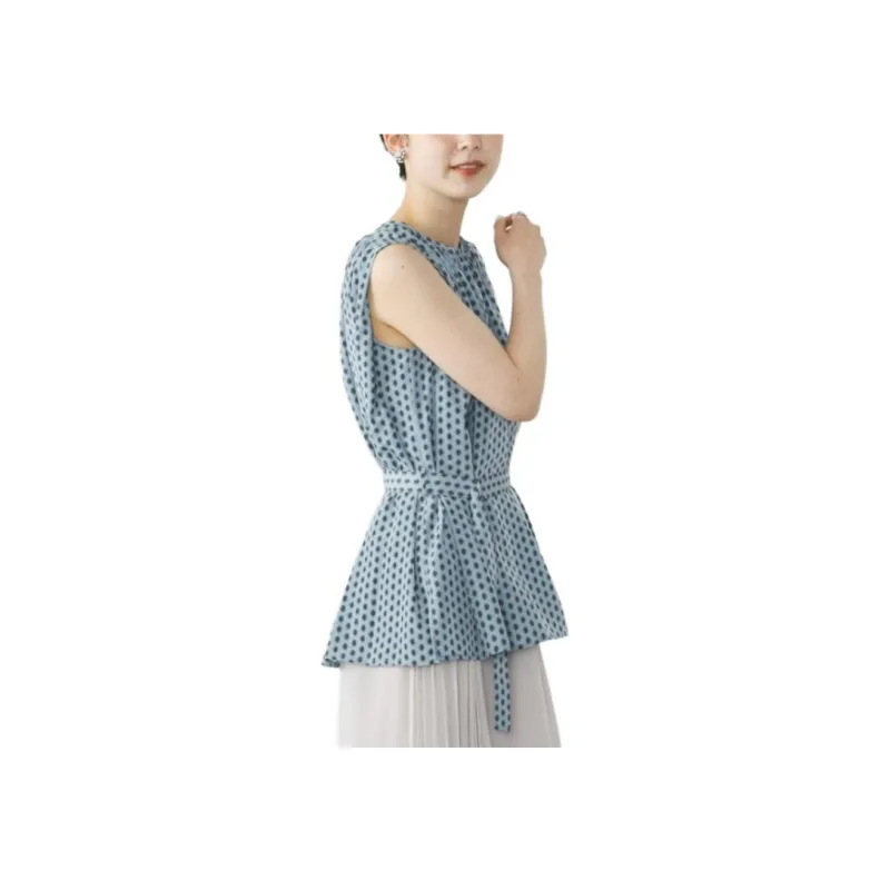 Beams T Shirts Women's Blue-1