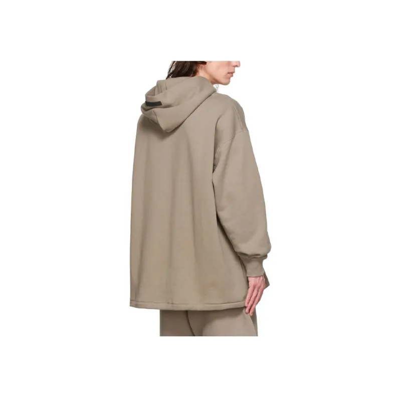 Fear Of God Essentials FW22 Taupe cotton hoodie Desert Taupe Sweatshirt Men's Umber-2