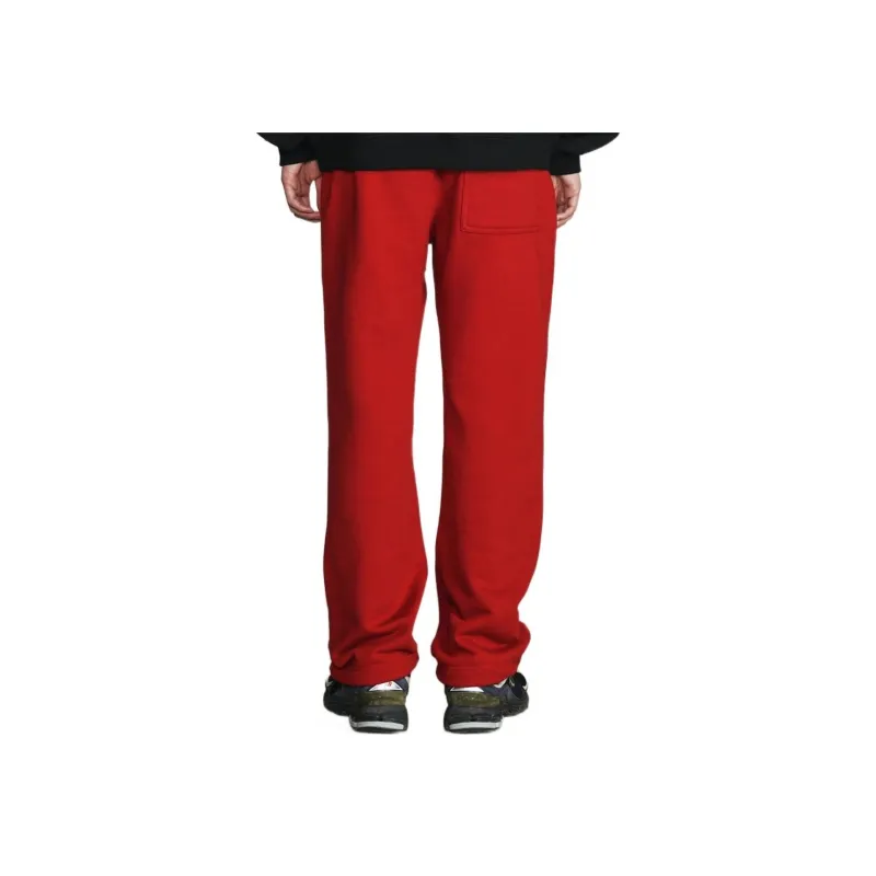 OCCUPY Knitted Sweatpants Unisex Deep Red-3