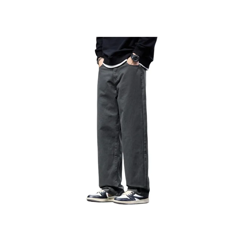 Tonlion Casual Pants Unisex Light Green Gray-0