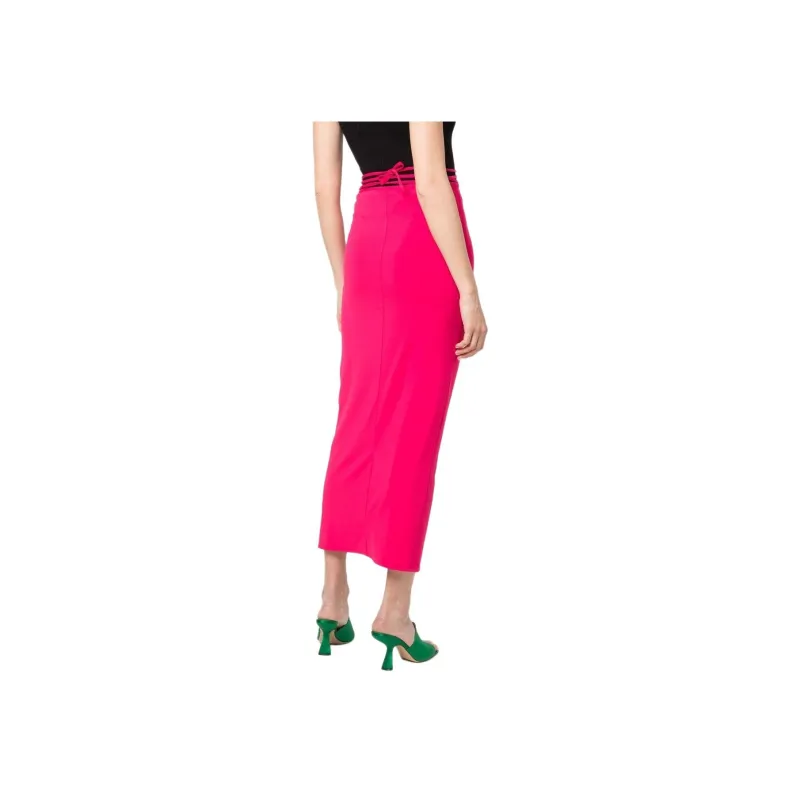 Self portrait Gathered Midi Skirt-6