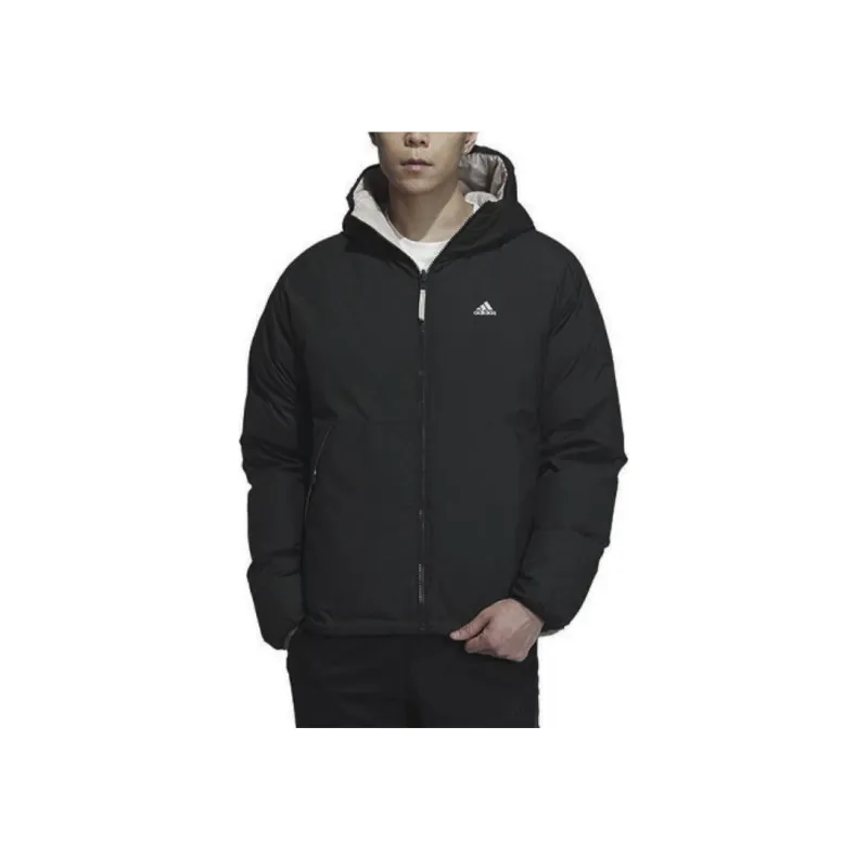 Adidas Down Jacket Men's Light Khaki/Black-3
