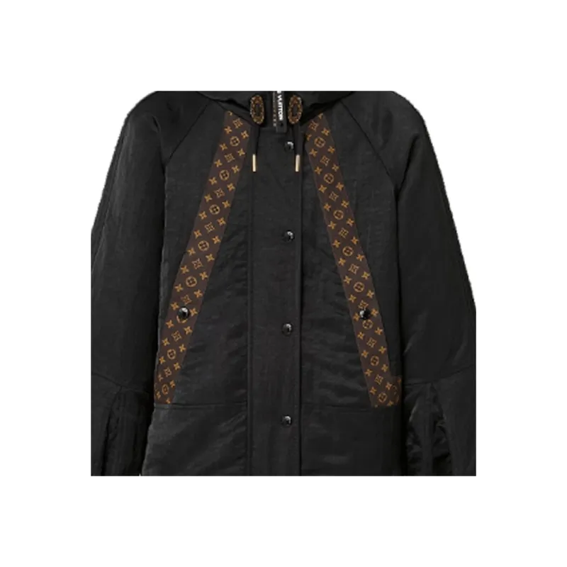 LOUIS VUITTON Monogram Accent Parka-3