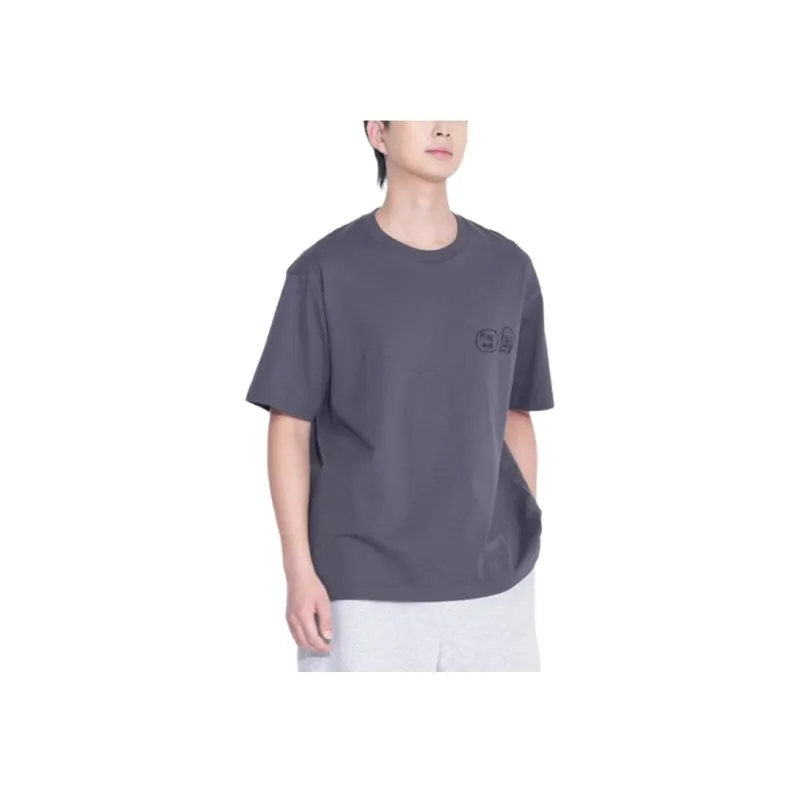 UNIQLO x Jean Michel Basquiat Collaboration SS25 T Shirt Unisex Dark Gray-1