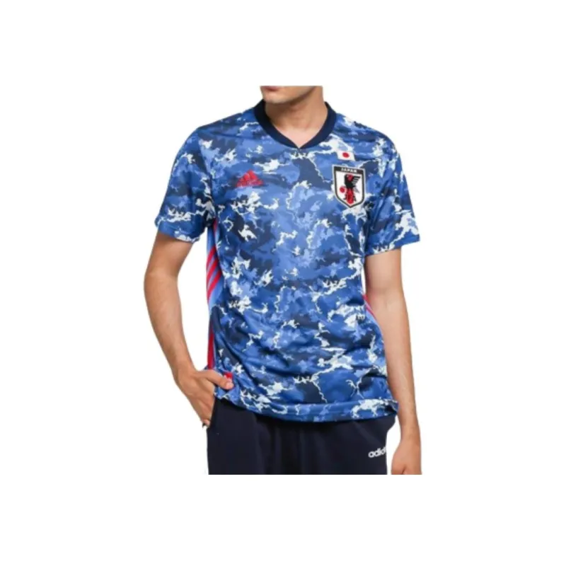Adidas Japan Home Jersey Shirt Baju Lelaki Soccer Jersey Men's Blue-2
