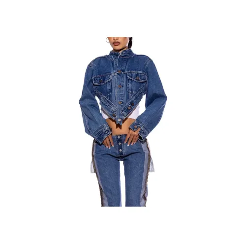 SAMI MIRO VINTAGE 빈티지 블루 빈티지 블루 여성 데님 자켓