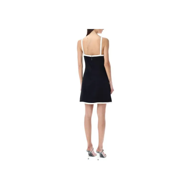 MSGM Slip Dresses Women's Black-2
