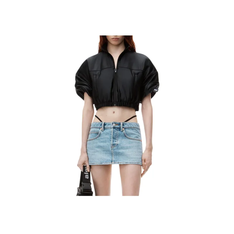 Alexander Wang Thong Strap Denim Skirt-2