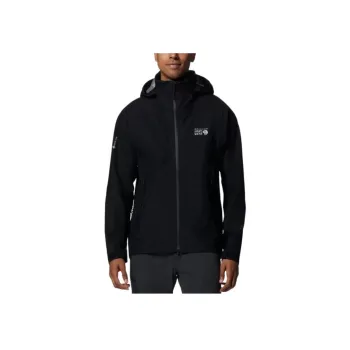 MOUNTAIN HARDWEAR Waterproof And Breathable Windbreaker Jacket Men's Black