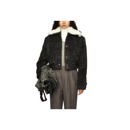 JACQUES WEI 다크그레이 여성 자켓