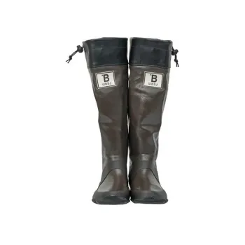 WBSJ Waterproof Rain Boots Unisex Dark Brown