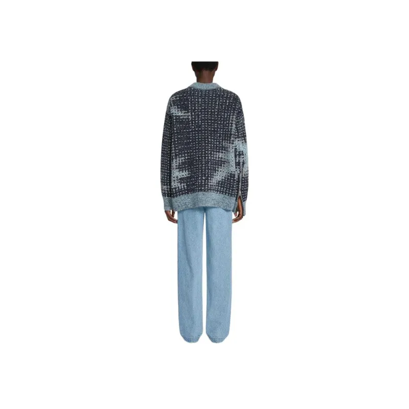 DRIES VAN NOTEN Phil Wide Leg Low Rise Jeans-2