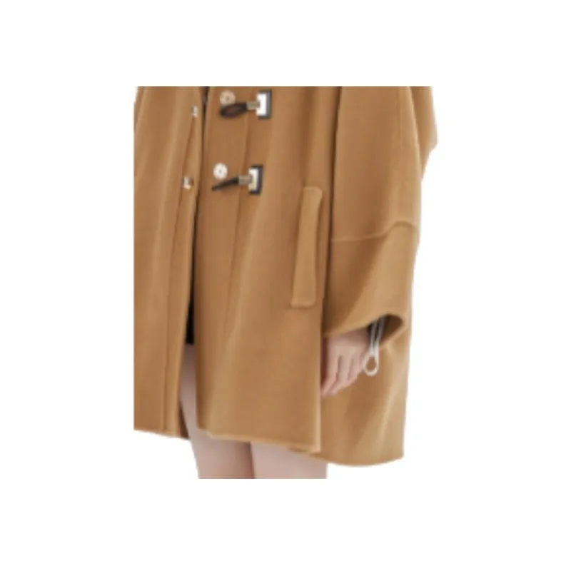 DEAR DEER PUFF Fall And Winter Coats Women's Camel-2