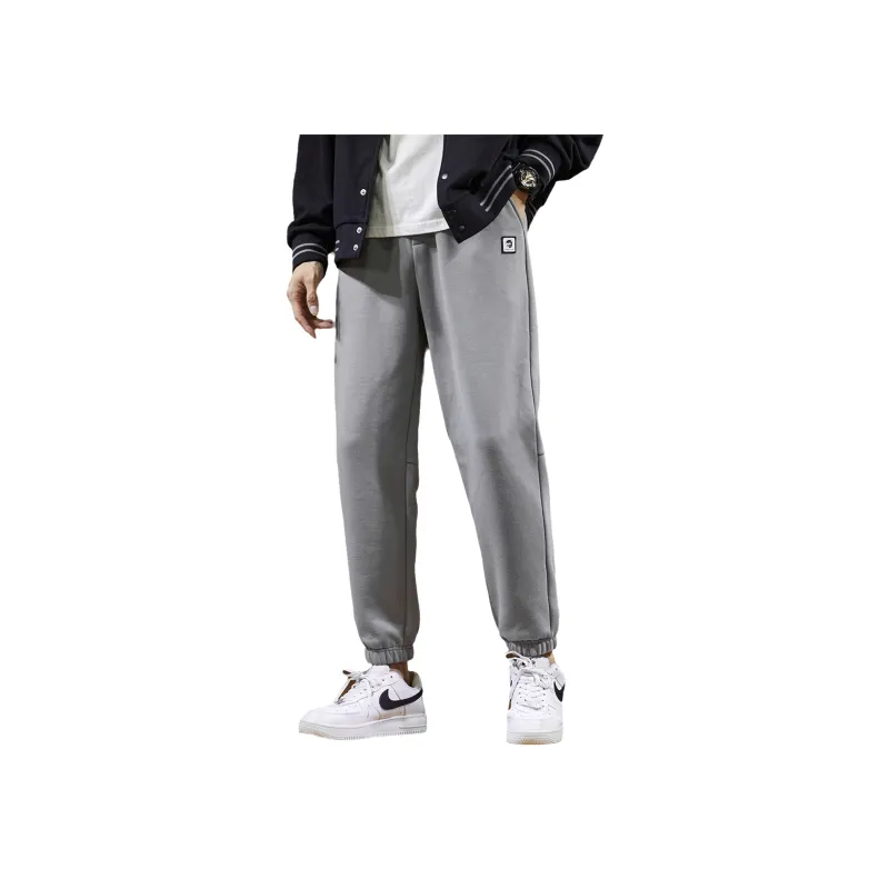 Tonlion Casual Pants Men's Light Cyan Gray-0