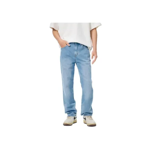 ABLE JEANS 스카이 클리어 블루 남성 청바지