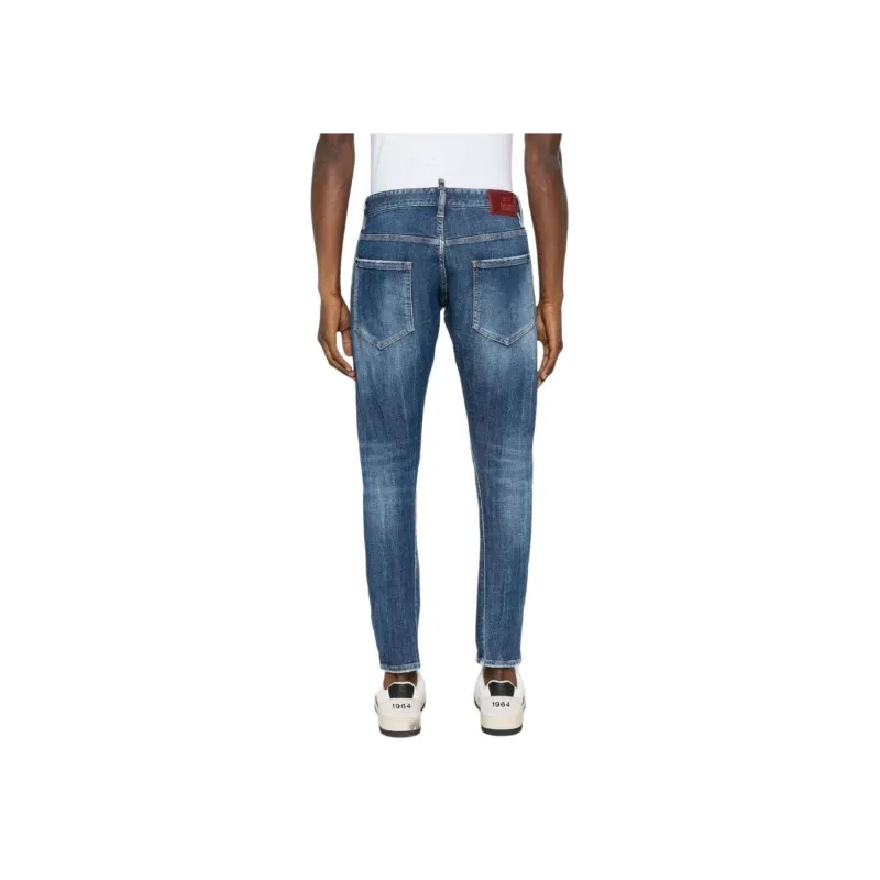 Dsquared2 Logo Patch Skinny Jeans-2