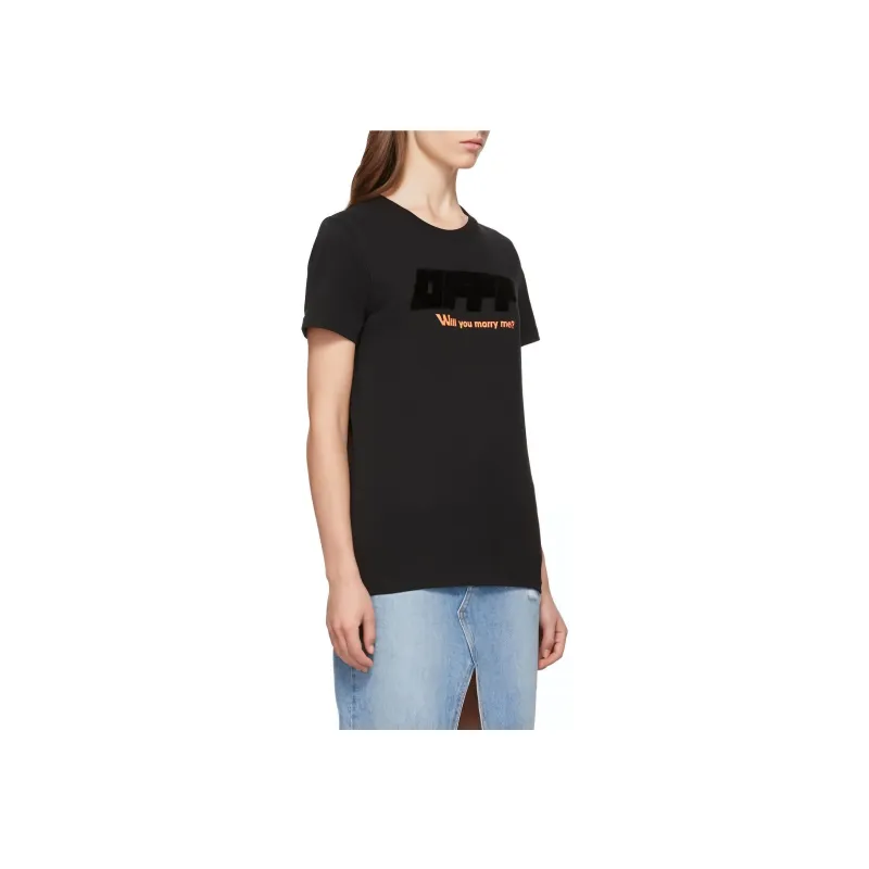 OFF WHITE T Shirts Women's Black-1