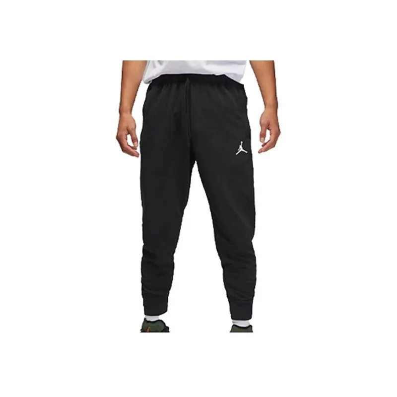 Jordan Sport Knitted Sports Pants Men's Black-2