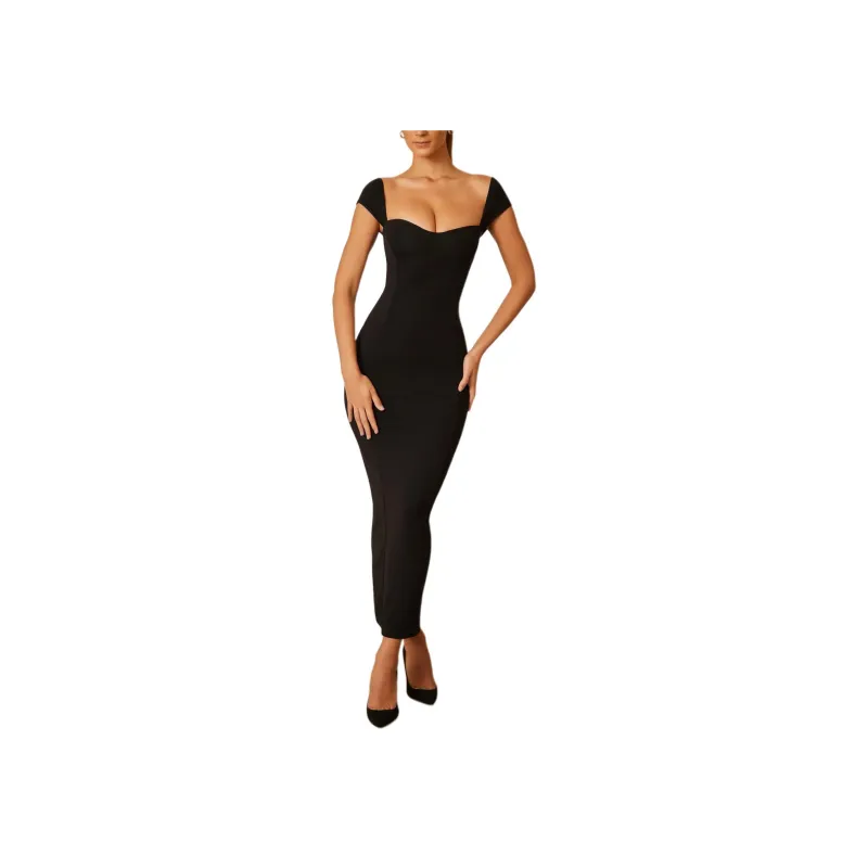OH POLLY DOLCEZZA Short-Sleeved Dresses Women's Black-0