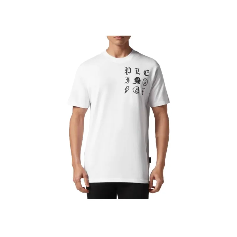 PHILIPP PLEIN Gothic Plein Logo print T shirt-2