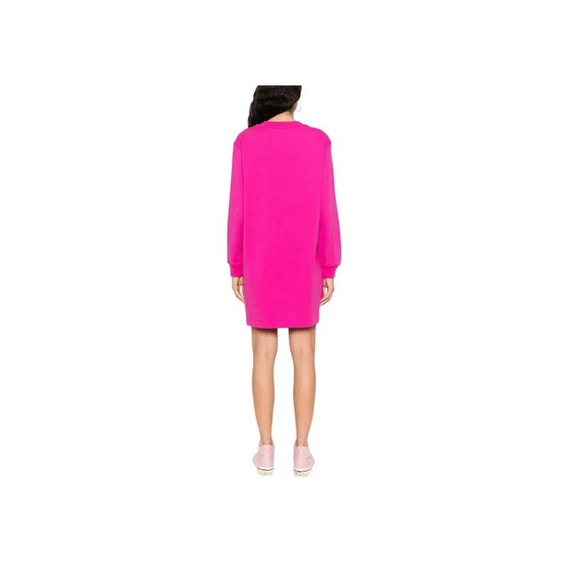 MOSCHINO Teddy Bear embellished Sweatshirt Dress-1