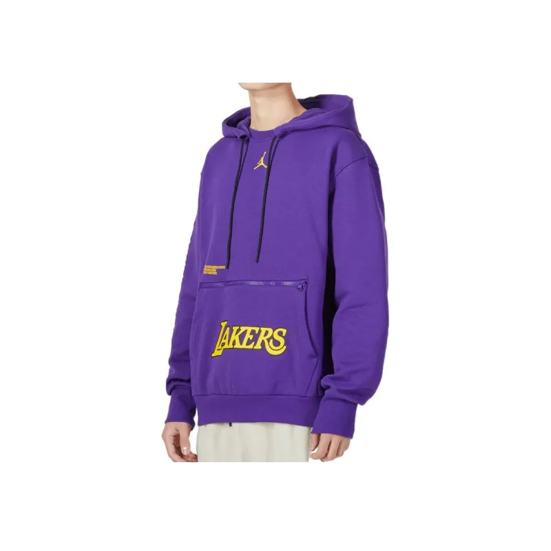 Jordan Lakers NBA Sweatshirts Men Purple-3
