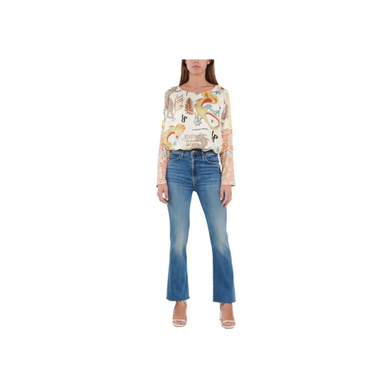 MOTHER The Hustler Ankle Fray Jeans-1