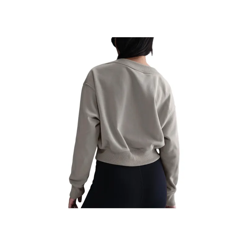Nike Sportswear Phoenix Fleece Sweatshirt Women's Preppy Gray-2