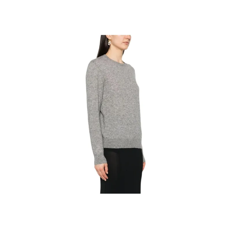 SAINT LAURENT Ribbed Crew Neck Sweater-3