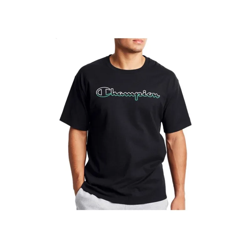 Champion T Shirt US Version Unisex Black-2