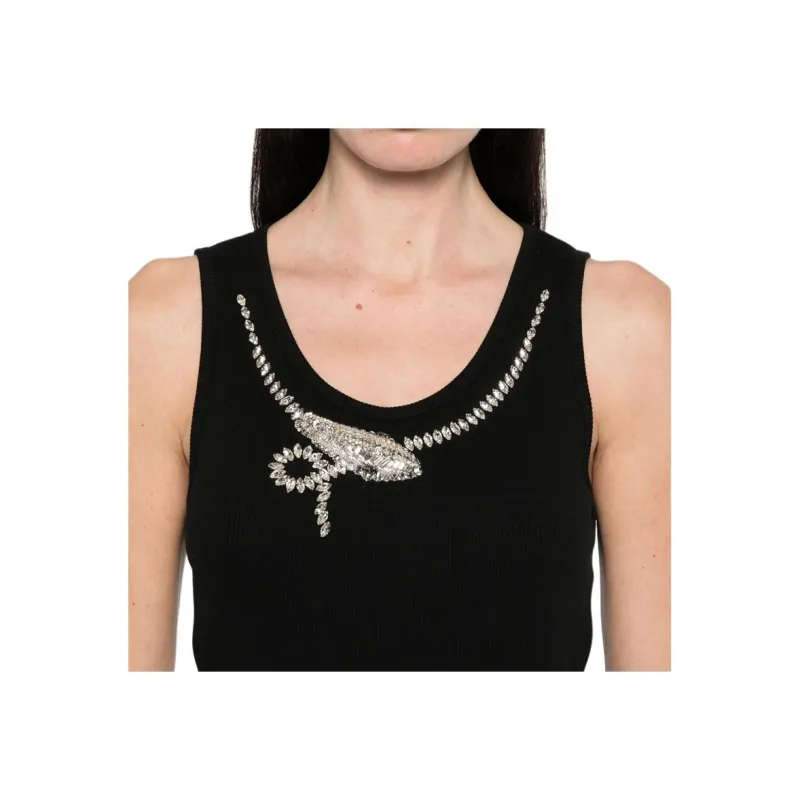 Givenchy Snake crystal Midi Dress-2