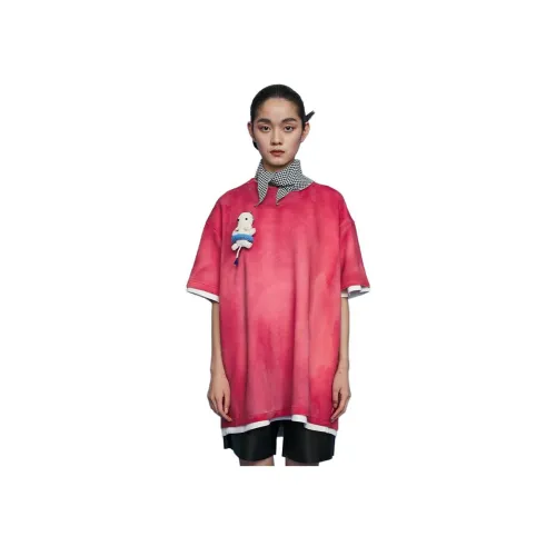 ANGEL CHEN 레드 여성 티셔츠