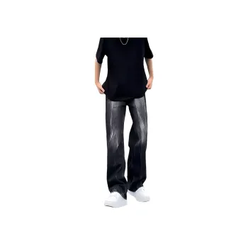 BENGEN Jeans Unisex Black