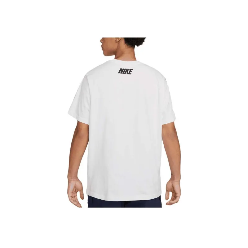 Nike T Shirts Men White-2