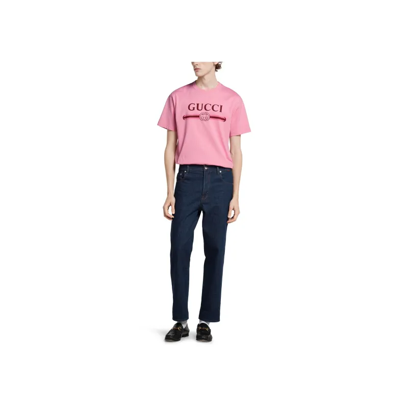 GUCCI T Shirts Men Pink-2