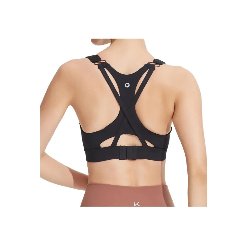 Keep Shockproof Crisscross Design Screw Comfortable Sweat Resistant Sports Underwear Women's-1