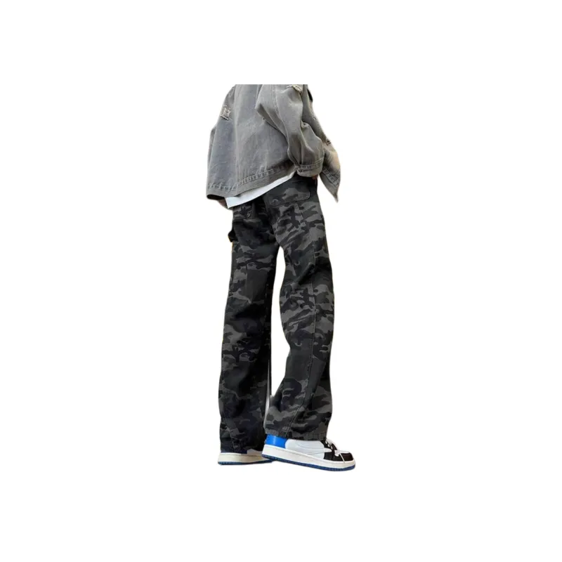 KVIV Jeans Men's Army Green Camouflage-1