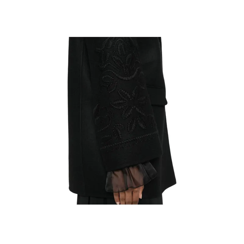 ERMANNO SCERVINO Floral Embroidery Coat-4