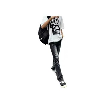 Struggle Vintage95 Jeans Unisex Black Gray Color