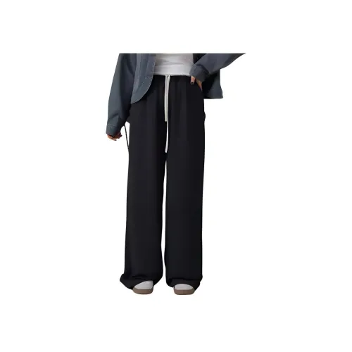 DAMABAIFENBAI 블랙 여성 캐주얼 팬츠