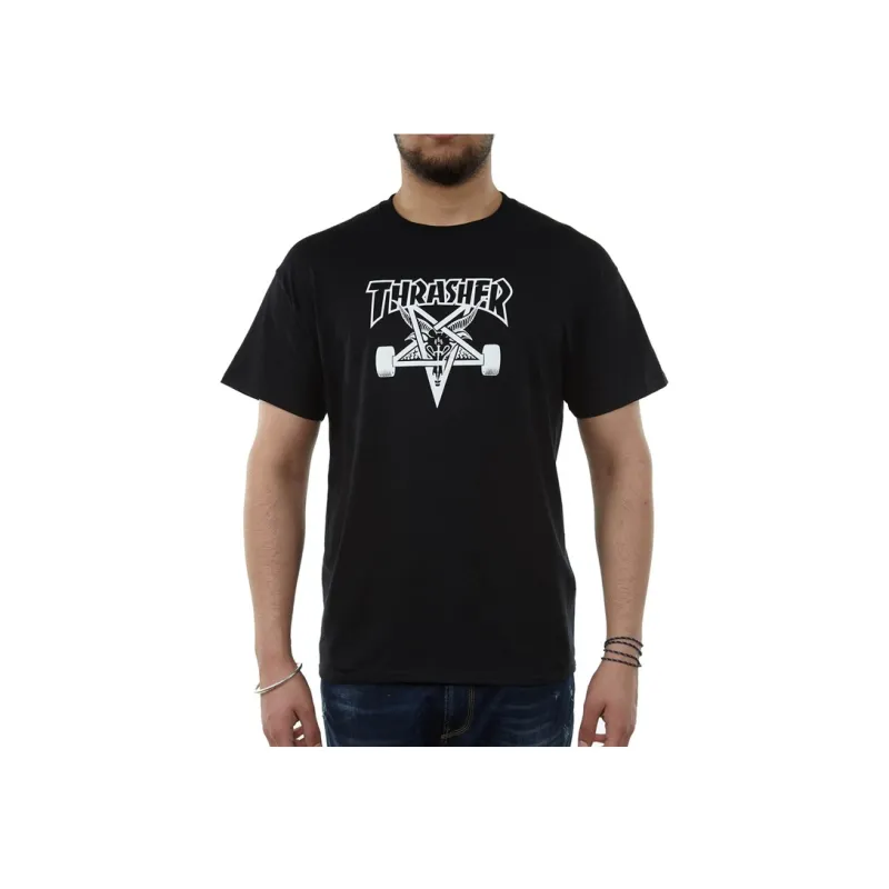 Thrasher T-Shirt US Version Unisex Black-3