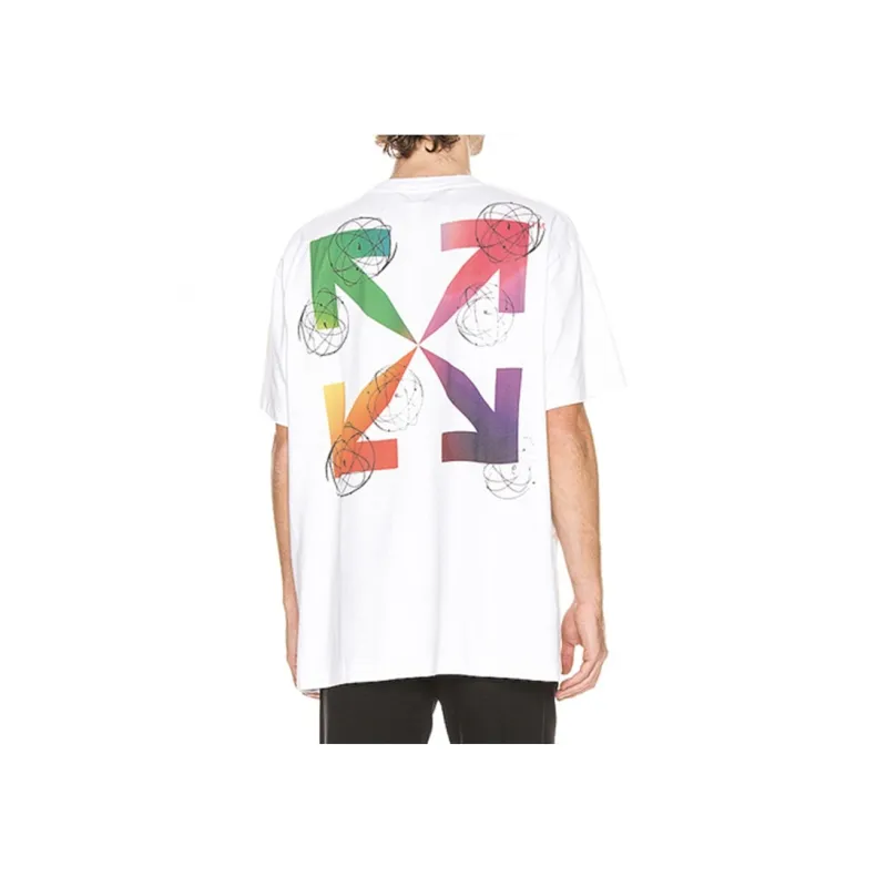 OFF WHITE X Futura Oversized Fit Atoms T Shirt-2