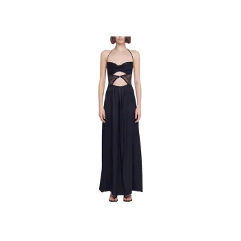 BEC+BRIDGE Santal Halter Maxi Slip Dress Women's