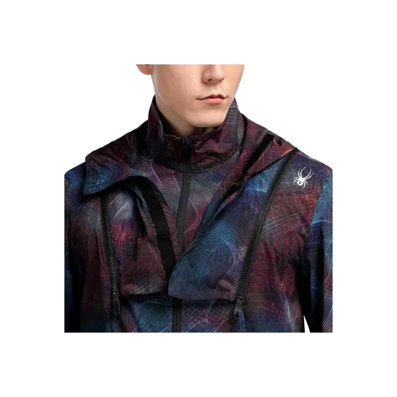 SPYDER Jackets & Coats Men's Red String Pattern-2
