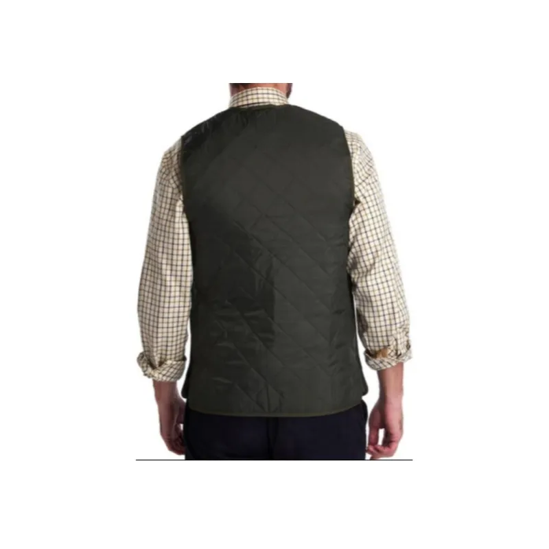 BARBOUR Reversible Checkered Zip Up Gilet-3
