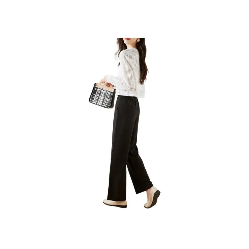 Mo Han Yi Mei Casual Suit Women's White/Black-0